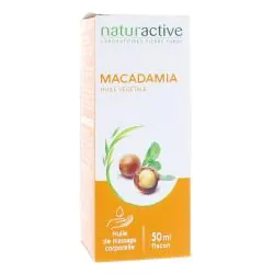 NATURACTIVE Huile Végétale Bio Macadamia flacon 50ml