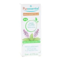 PURESSENTIEL Huile essentielle Sauge sclarée bio flacon 5ml