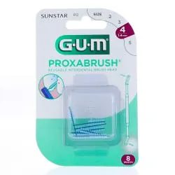 GUM Brosse interdentaire cylindrique fine n°612 - 1.4mm x 8