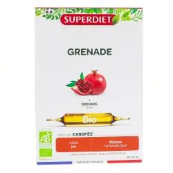 SUPERDIET Grenade bio 20 ampoules de 10ml