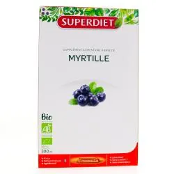 SUPERDIET Myrtille bio 20 ampoules