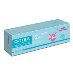 CATTIER Kids Bio dentifrice 2-6 ans goût framboise tube 50ml