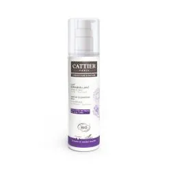 CATTIER Caresse d'Herboriste lait démaquillant visage et yeux bio flacon pompe 200ml