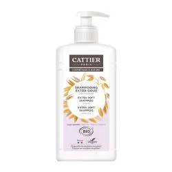 CATTIER Shampooing lait d'avoine usage quotidien bio flacon 1l