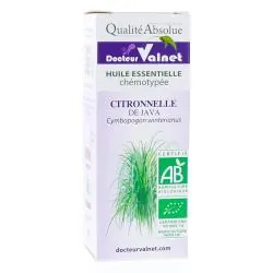 DOCTEUR VALNET Huile essentielle de citronnelle bio flacon 10ml