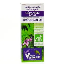 DOCTEUR VALNET Huile essentielle de géranium rosat bio flacon 10ml