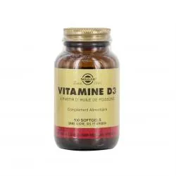 SOLGAR Vitamine D3 100 gélules