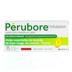 PERUBORE Capsules pour inhalation par vapeur x15 capsules