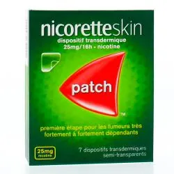 Nicoretteskin 25 mg/16 heures boîte de 7 sachets
