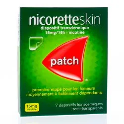 Nicoretteskin 15 mg/16 heures boîte de 7 sachets