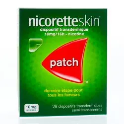 Nicoretteskin 10 mg/16 heures boîte de 28 sachets