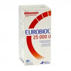 Eurobiol 25 000 u flacon de 100 gélules
