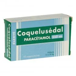 COQUELUSEDAL Paracetamol 250 mg boîte de 10 suppositoires
