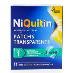 Niquitin 21 mg/24 heures boîte de 28 dispositifs