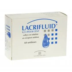 Lacrifluid 0,13 pour cent boîte de 60 récipients unidoses