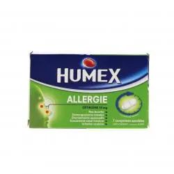 Humex allergie cétirizine 10 mg boîte de 7 comprimés