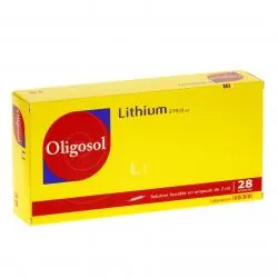 OLIGOSOL Lithium boîte de 28 ampoules