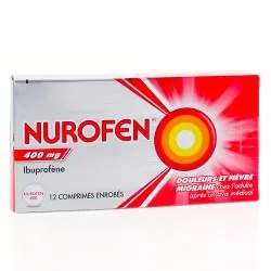 Nurofen 400 mg boîte de 12 comprimés