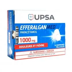 EFFERALGAN 1g boîte de 8 comprimés