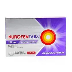 Nurofentabs 200 mg boîte de 12 comprimés