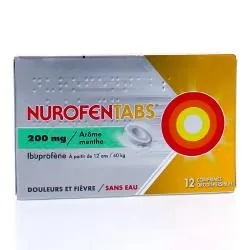 Nurofentabs 200 mg boîte de 12 comprimés