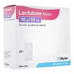 MYLAN Lactulose 10 g boîte de 20 sachets-doses