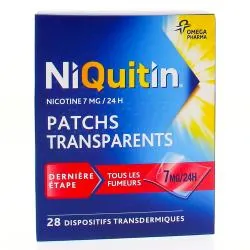 Niquitin 7 mg/24 heures boîte de 28 sachets