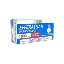 EFFERALGANmed 1g tube de 8 comprimés effervescents