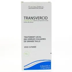 Transvercid 14,54 mg/12 mm boîte de 1 sachet de 8 dispositifs