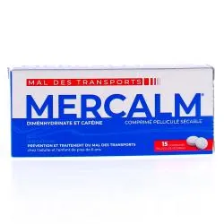 Mercalm boîte de 15 comprimés