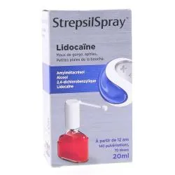 Strepsilspray (à la lidocaïne) flacon de 20 ml