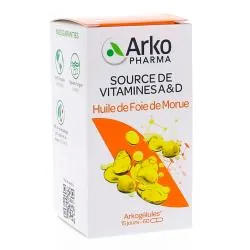 ARKOPHARMA Arkogelules - Huile de foie de morue flacon de 60 capsules