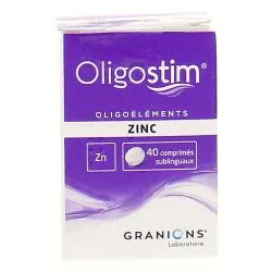 GRANIONS Oligostim zinc tube(s) de 40 comprimés