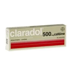 Claradol 500 mg caféine boîte de 16 comprimés