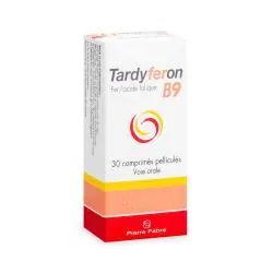 Tardyferon b9 boîte de 30 comprimés