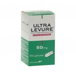 Ultra-levure 50 mg flacon de 50 gélules