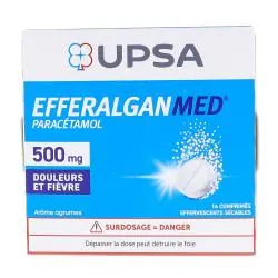 EFFERALGANmed 500 mg boîte de 16 comprimés effervescents