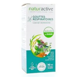 NATURACTIVE Gouttes respiratoires aux huiles essentielles BIO flacon de 90 ml