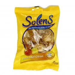 SOLENS Sucre cuit duo miel-citron sachet de 100g