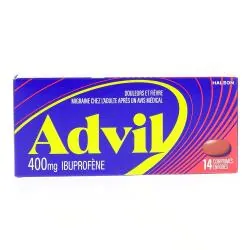 ADVIL 400mg boîte de 14 comprimés