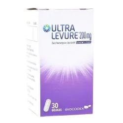 Ultra levure 200 mg flacon de 30 gélules
