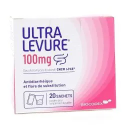 ULTRA LEVURE 100 mg boîte de 20 sachets