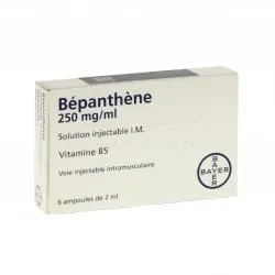 Bepanthene 250 mg/ml boîte de 6 ampoules
