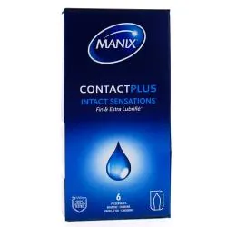 MANIX Contact plus - Préservatifs sensations intactes boîte de 6 préservatifs