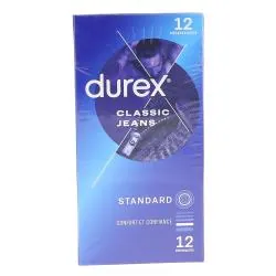 DUREX Préservatifs - Classic Jeans boîte de 12 préservatifs