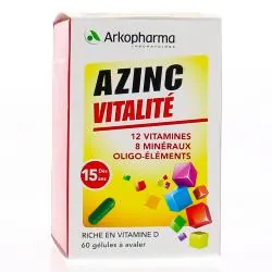 ARKOPHARMA Azinc Forme et Vitalité boîte 60 gélules