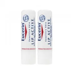 EUCERIN Soin Actif Lèvres lot de 2 sticks 4,8 g dont 1 Offert