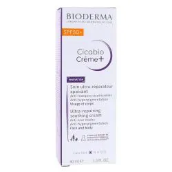 BIODERMA Cicabio - Crème+ Soin réparateur apaisant SPF50+ 40ml