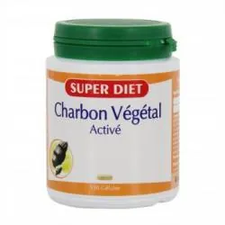 SUPERDIET Charbon Végétal activé flacon 150 gélules