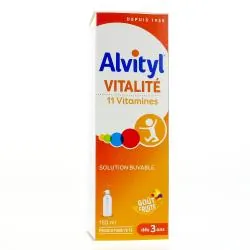 ALVITYL Vitalité - Solution buvable multivitaminée goût fruité 150ml
